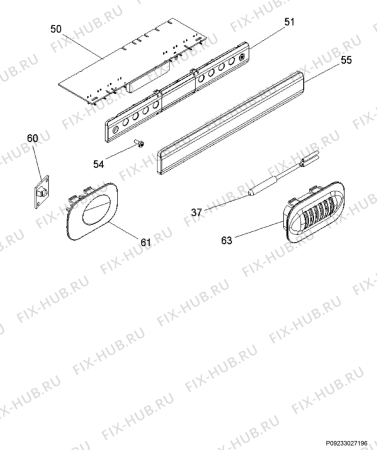 Взрыв-схема холодильника Electrolux EK13411RBR - Схема узла Electrical equipment